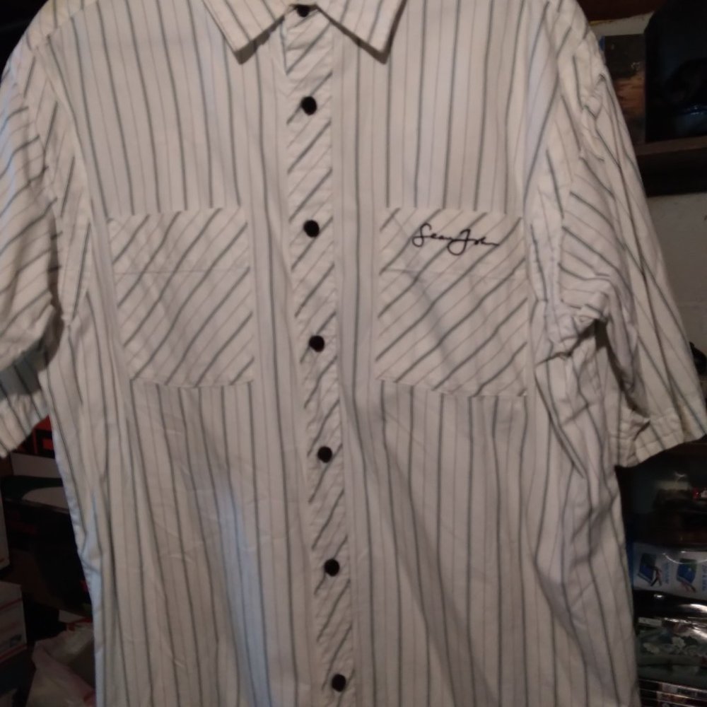 SEAN JOHN VINTAGE WHITE DRESS SHIRT - LARGE - "COLLECTORS ITEM" - Picture 8 of 10